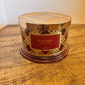 HomeWorx by Harry Slatkin 4-Wick‎ Scented Candle Harvest Leaves 18-oz